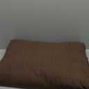 EVERGRACEHOME 100% Cotton Box Stitch Quilt Bedding Set Queen Size 3 Pieces, Garment-Washed Lightweight Soft Cozy Coverlet, Quilted Bedspread Sets with 2 Shams for All Season, Cocoa Brown | Box Stitch Design, 100% Cotton, Soft, Oversized, Pre Washed, Oeko-Tex Certified