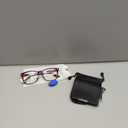 livho High Tech Blue Light Glasses - Advanced Blue Light Blocking Computer Glasses - Screen Fatigue & UV Protection, Red