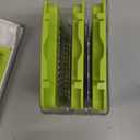 8-in-1 Vegetable Chopper with Container - Veggie Onion Chopper, Mandoline Slicer, Salad, French Fry Cutter, Kitchen Gadgets with Cleaning Tools (Green)