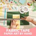 10 x Gunlar Double Side Tape,1/2inch*100FT Adhesive Fabric Hem Tape No Sew Hemming Tape for Clothes,Pants,Curtains,Arts, Crafts,Carpet,Scrapbooking