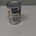 6 x 365 by Whole Foods Market, Organic Dark Red Kidney Beans, 15.5 Ounce (EXP 04/28/29)