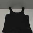 VAVONNE Camisole for Women, All Cotton, Airy Soft Comfy Tank Tops Cami Undershirt (L, Tank Black)