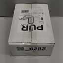 PUR PLUS Vertical Faucet Mount Water Filtration System, Lead-Reducing Filter, Great-Tasting Water, Easy Install, Lasts 100 Gallons, Compatible with Sinks with External Aerators, Chrome