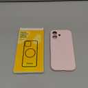 Ktele Magnetic for iPhone 17 Case [Compatible with Magsafe] [Premium Silicone Satin-Smooth Touch] Slim Shockproof Anti-Scratch Microfiber Lining Case, 6.3 inch, Chalk Pink