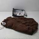 ULTICOR Reclining Love Seat with Middle Console Slipcover, 8-Piece Jacquared Stretch Loveseat Reclining Sofa Covers, 2 seat Loveseat Recliner Cover, Thick, Soft, Washable, (Style 2) (Chocolate)