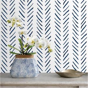 4 x Floralplus Peel and Stick Wallpaper Boho Removable Casual Stripes Modern Wallpaper Renter Friendly Contact Paper for Home Decor Countertops Cabinet 17.7 in x 118 in