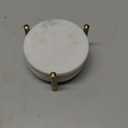 Queenza Marble Coasters for Drinks, Natural Stone Coasters Set for Coffee Table, Bar, Dining & Home Decor, Set of 6 Sleek 3.5-Inch, 5 mm Thick Tiles with Metal Holder, Polished from Both Sides