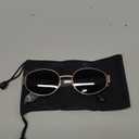 Retro Oval Sunglasses for Women Men Trendy Sun Glasses Classic Shades UV400 Protection Black