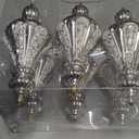 RoseCraft Christmas Ornaments Set, 5.9Inch Plastic Shatterproof Christmas Ball Hanging Ornaments for Xmas Tree Decorations, for Indoor Home Thanksgiving Party Decor - 6Pcs / Champagne.