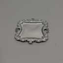 Vintage Small Sliver Ring Dish, Birthday & Wedding Gifts for WomenWedding Ring Tray -Sliver (1 Pack)