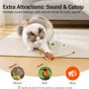 Potaroma Interactive Cat Toy Rechargeable Motion Activated Rolling Mouse