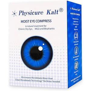 Heated Eye Mask | Moist Heat Eye Compress Relief for Dry Eyes, Imitated, Pink Eyes | Microwave Activated Dry Eye Therapy Mask