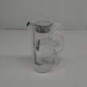 60 Ounces Glass Pitcher with Lid, Hot/Cold Water Jug, Juice and Iced Tea Beverage Carafe