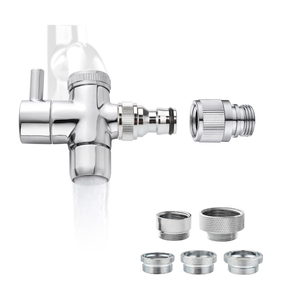Sneatup Faucet Aerator to Garden Hose Diverter (5 adapters + Quick Connector)