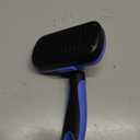Swihauk Self Cleaning Slicker Brush - Skin Friendly Deshedding Grooming Tool for Dogs & Cats, Suitable for Shedding & Haired Pets, with Pet Supplies Accessories, Blue