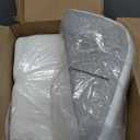 Ruqmuis Knee Pillow for Back Sleeping, 8 Knee Wedge Pillow to Elevate Knee, Leg Pillow for Back Pain Relief, Triangle Pillow, Leg Elevation Pillows for After Surgery, Blood Circulation, White/Grey