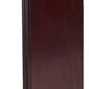 SEIKO QXH004BLH Oak Wood Pendulum Wall Clock with Chimes, Dark Brown, 28 x 12.5 x 6 Inches