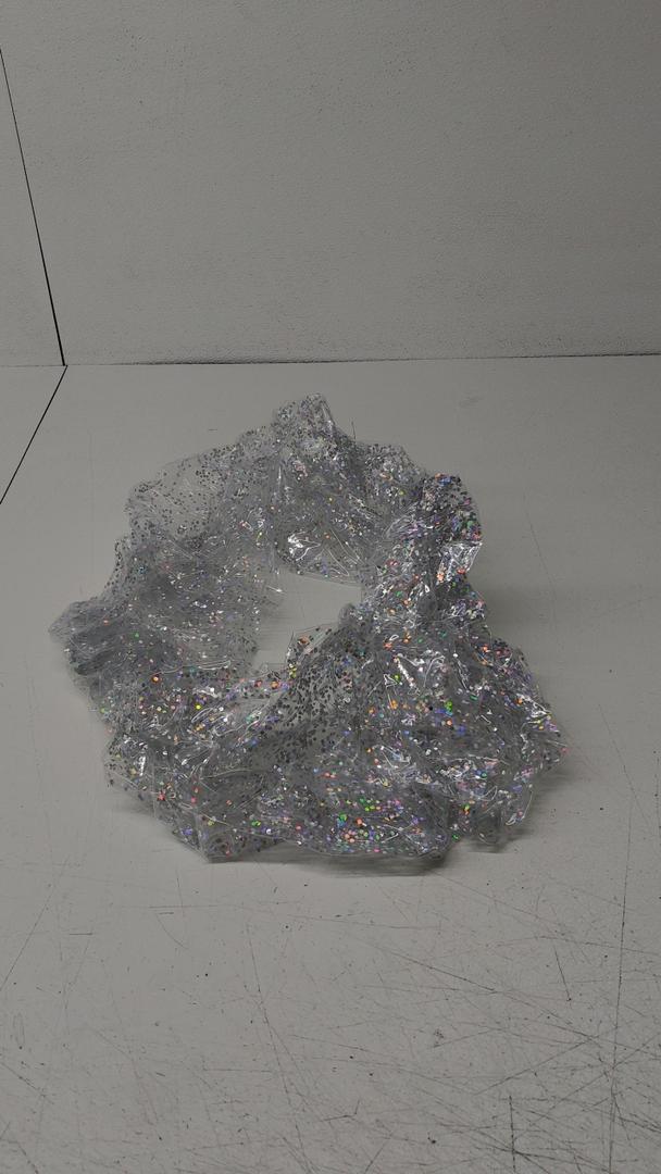 36" Silver Glitter Pool Float