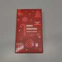 BRISIRA Big and Tall Christmas Shirts for Men Santa Hawaiian Vacation Short Sleeve Button Down Holiday Shirt Lightweight (Blue)