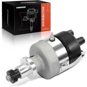 A-Premium Ignition Distributor with Cap and Rotor Compatible with Farmall, International Tractor & International Combine - Super H, Cub, 105, 300, 504, 340, 400, 450, 350, Super M, M, H, T6, T340