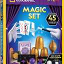 National Geographic Kids Magic Set - 45 Magic Tricks for Kids to Perform with Step-by-Step Video Instructions for Each Trick Provided by a Professional Magician, Toys for Boys and Girls