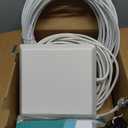 Cell Phone Booster for Home & Multi-Room, Cell Phone Signal Booster with 2 Indoor Antennas for Band 66/2/4/5/12/17/13/25,Up to 6000 Sq.Ft,Boost 4G 5G LTE Data for All U.S. Carriers, FCC Approved