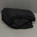 Duvet Cover Twin/Twin XL Size Set - Extra Soft Duvet Cover 68 x 90 with 1 Pillow Sham - Hotel Luxury, Easy Care and Fade Free with Zipper Closures & Ties - Comfy, Cozy Breathable Bedding Set (Black)