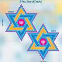 2 x Izzy 'n' Dizzy Hanukkah Cutouts, Happy Hanukkah and Happy Chanukah Holiday Party Decoration (34 Piece)