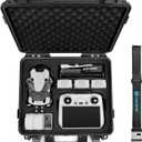 Lekufee Waterproof Hard Carrying Case for DJI Mini 4 Pro/4/3 Pro/Mini 3,Fly More Combo,DJI RC 2/RC,RC N3/2/1 Remote Controller and Accessories(Case Only)