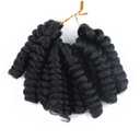 3 Packs Saniay Curl Crochet Braids Short Crochet Braiding Bouncy Twist Spiral Curls Jamaican Twist Hair Extensions 20 Strands/Pack (1, 12 * 20 inch)