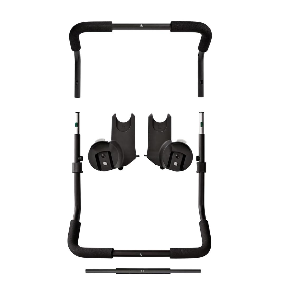 Baby Jogger Chicco/Peg Perego Car Seat Adapter for City Select and City Select LUX Strollers Black