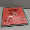 Pinkunn 64pcs 4in Christmas Ornament Storage Box with Dividers Tray Stores Holiday Ornament Adjustable Dividers Double Zipper Label Slot Two Handles Storage Container Box Keeps Xmas Decor(red)