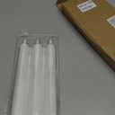 Homemory 3 Pcs Real Wax Flameless Taper Candles with Remote Timer and Dimmer, Battery Operated Candlesticks with Flickering Light, White Window Candles, 9.6 Inches for for Wedding Home Decor