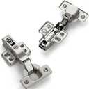 Cabinet Hinges Soft Close 10 Pack - Heavy Duty European Style Concealed Hinges Full Overlay 105 Degree for Frameless Kitchen Cabinets DIY