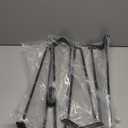 MSOBAIW 20 Inch Hairpin Legs, Tow Rod Iron Wire Metal Table Legs for Coffee and End Table, Bench, Chair, Stool, 3/8" Diameter Satin Black Mid Century Modern Style DIY Furniture