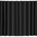 VEVOR Room Divider, Portable Panel Room Divider with Wheels Curtain Divider Stand, Freestanding Room Divider Privacy Screen for Office, Bedroom, Dining Room, Study, Black
