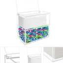 Watpot Dryer Sheet Holder Box, Acrylic Laundry Sheets Container, Dryer Sheets Storage Dispenser for Laundry Room