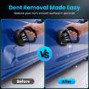 3 Pack Car Dent Puller Kit - 2026 Upgrade Dent Remover Tool for Car | Car Handheld Puller for Car Body, Glass, Ceiling and Moving Objects, All DentsTypes (Black+Orange)