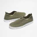 Project Cloud Womens Shoes - Lightweight Summer Loafers for Women with Memory Foam Insole - Breathable Womens Loafers - Perfect Summer Shoes for Women 2025 (Rose, Olive, 9)