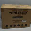 vancasso SELENE Plates and Bowls Set for 4, 12 Pieces Dinnerware Sets, Mircowave and Dishwasher Safe Dishes Set, Porcelain Blue Dinnerware