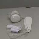 Socket Light Fan with Remote(Pairing Required), Light Socket Ceiling Fan  Turbo Airflow, Whisper Quiet, Memory Save, Smooth Dimming 1000 LM CRI 80+, Screw In Design for Small Rooms, Garages & Dorms