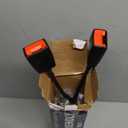 2 Pack 3 pt Pads Adjustable Retractable Straps Cover Universal Replacement Set for Golf Cart Go Kart,Club Golf Cart,Minivan Van,SUV,UTV, VR,Pickup,Truck for Modification Seatbelt Protective Covers Kit (Black)