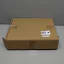 Christmas Village Set - 7 White Ceramic Houses with Remote LED Tea Lights and 8 Mini Trees, Farmhouse Christmas Decorations Indoor for Fireplace, Mantel, Tabletop, Shelves Winter Holiday Decor