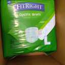 FitRight Ultra Heavy Absorbency Adult Diapers for Men & Women, Waist Size: X-Large 56-64 inches, OptiFit Incontinence Disposable Briefs with Leak Protection for Seniors, 80 Count