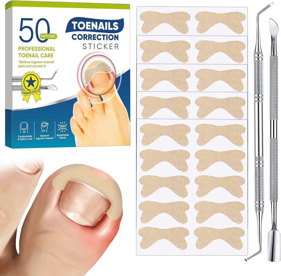 Ingrown Toenail Treatment, 60 Pcs Breathable Ingrown Toenail Strips