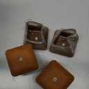 OCONDA 20 Pcs Chair Leg Floor Protectors for Hardwood Floors, Clear Rubber Furniture Sliders with Felt, Silicone Furniture Leg Caps Covers (Fit Square Diameter:1-1/16" to 1-7/16")