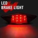A & UTV PRO LED Tail Light for Can-Am Outlander 400 500 650 800 2008-2023, Rear Brake Stop Taillights Tail Lamps Assembly Accessories, Smoked, Replace OEM # 710001203, 1PC