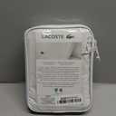 Lacoste 100% Cotton Percale 2-Piece Pair Pillowcase Set  Cool, Crisp, Matte, and Durable, Oeko-Tex Certified  Solid, Iced Mint, King