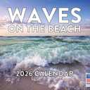 Ocean Waves Calendar 2026 Beach Monthly Wall Calender 12 Month | American Made In The USA