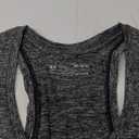Under Armour Women's Tech Twist Tank Top (Medium, Black/ Metallic Silver)